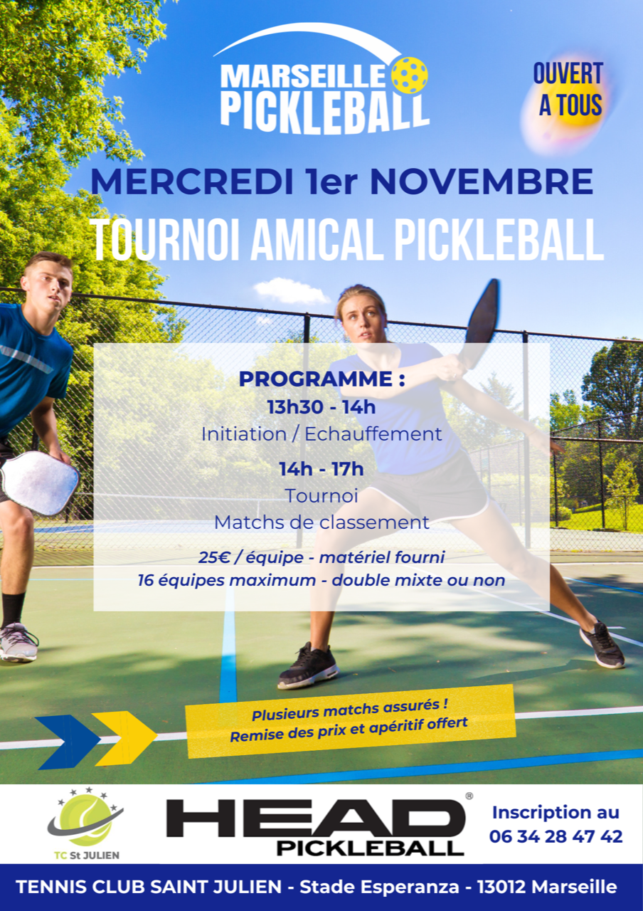 TOURNOI PICKLEBALL